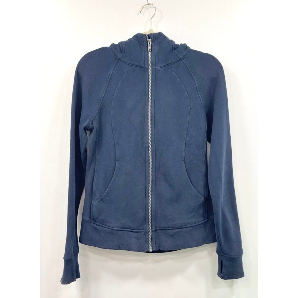 Lululemon Scuba Hoodie True Navy Full Zip Size 6